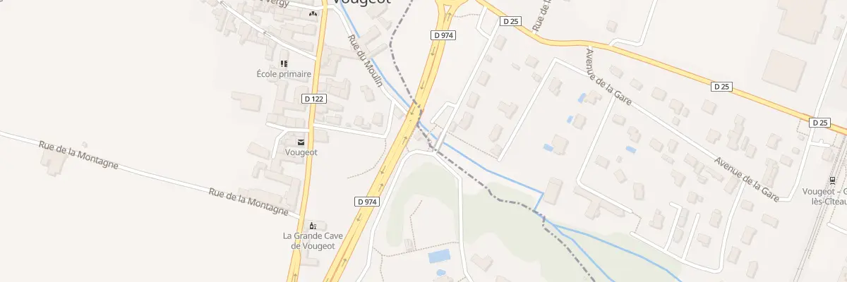 Plan du 1 Imp des Hautes Rives à Vougeot