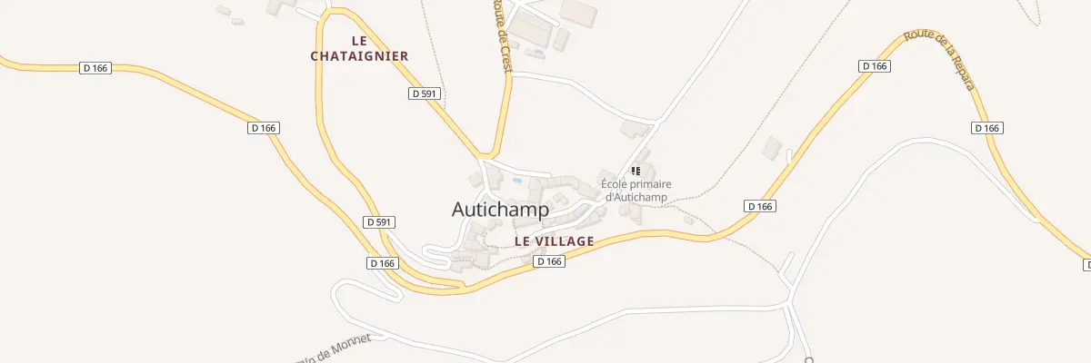 Plan du 5002 Village à Autichamp