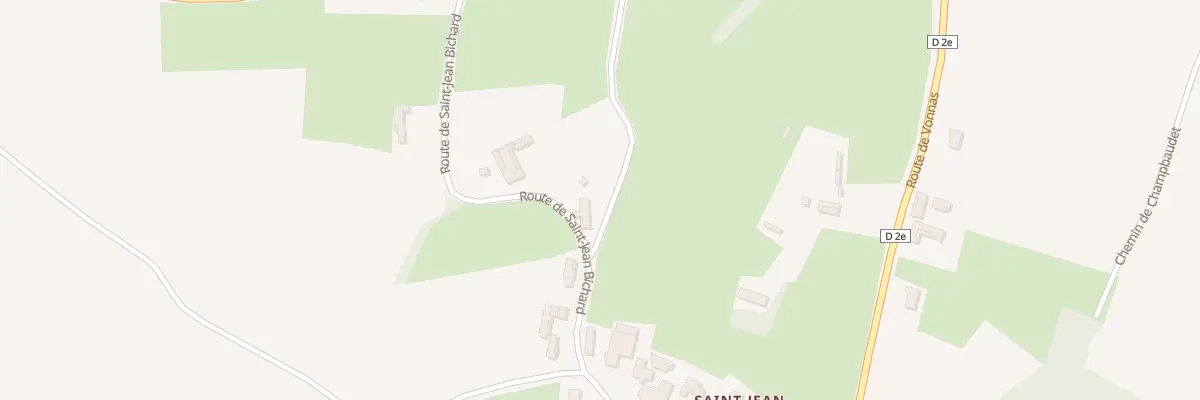 Plan du 554 Rte de Saint Jean Bichard à Saint-Julien-sur-Veyle