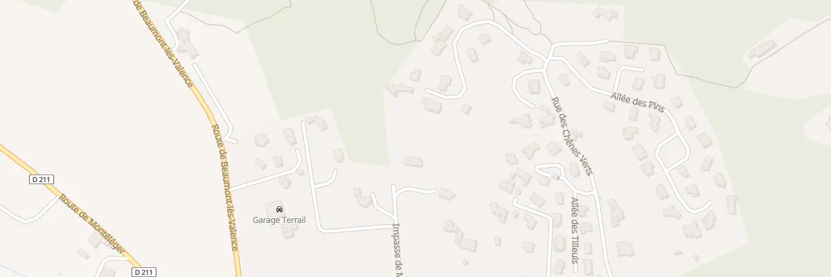 Plan du 176 Imp de Montalivet à Montmeyran