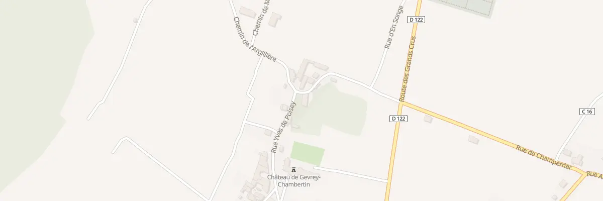 Plan du 6 Rue Yves de Poisey à Gevrey-Chambertin