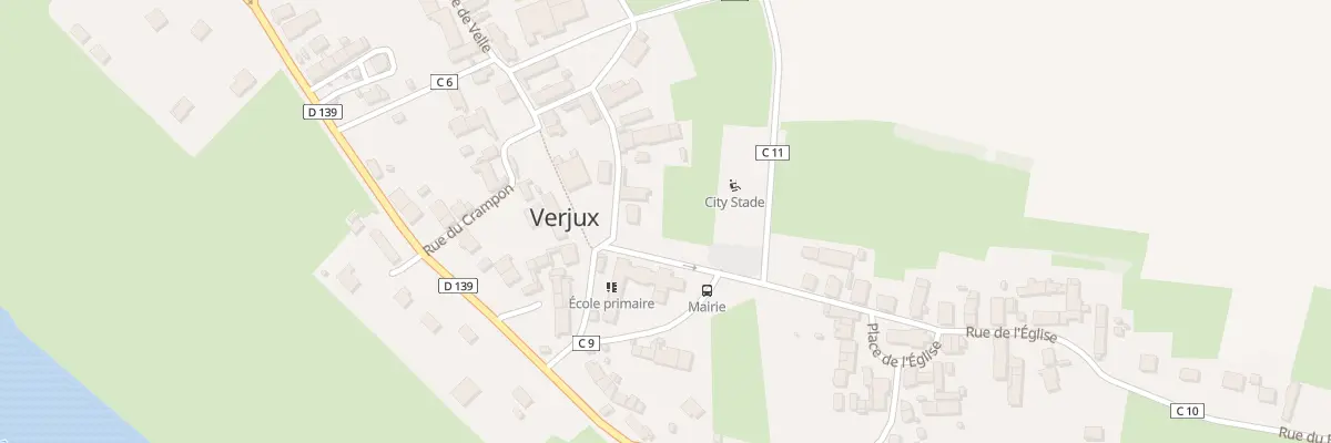 Plan du 6 Rue des Ecoles à Verjux