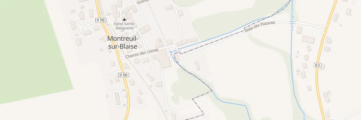 Plan du 9001 Au Remy à Vaux-sur-Blaise