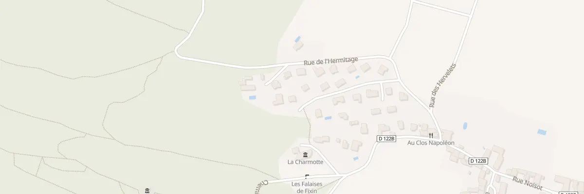 Plan du 10 Rue du Prof Georges Marion à Fixin