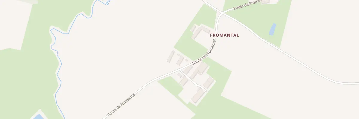 Plan du 1099 Rte de Fromental à Chevroux