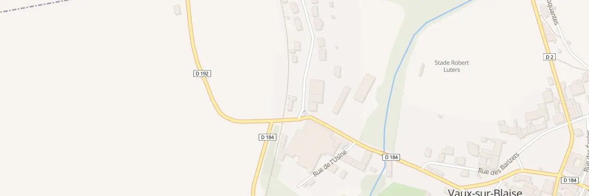 Plan du 6 Rue de la Gare à Vaux-sur-Blaise