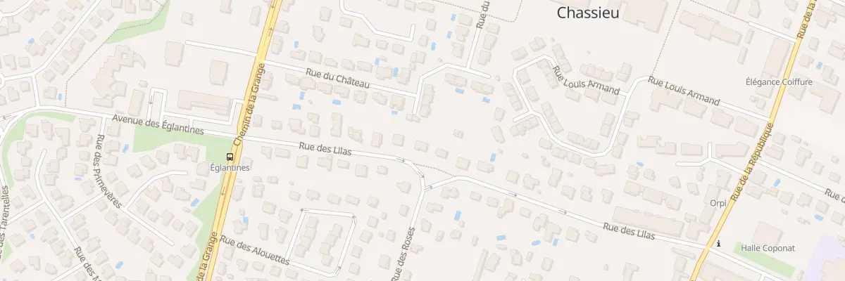 Plan du 17 Rue des Lilas à Chassieu