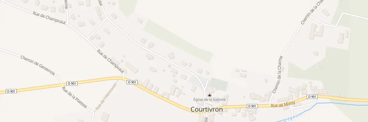 Plan du 4 Rue de la Combe Boulanger à Courtivron