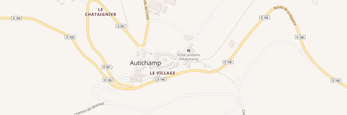 Plan du 5007 Village à Autichamp