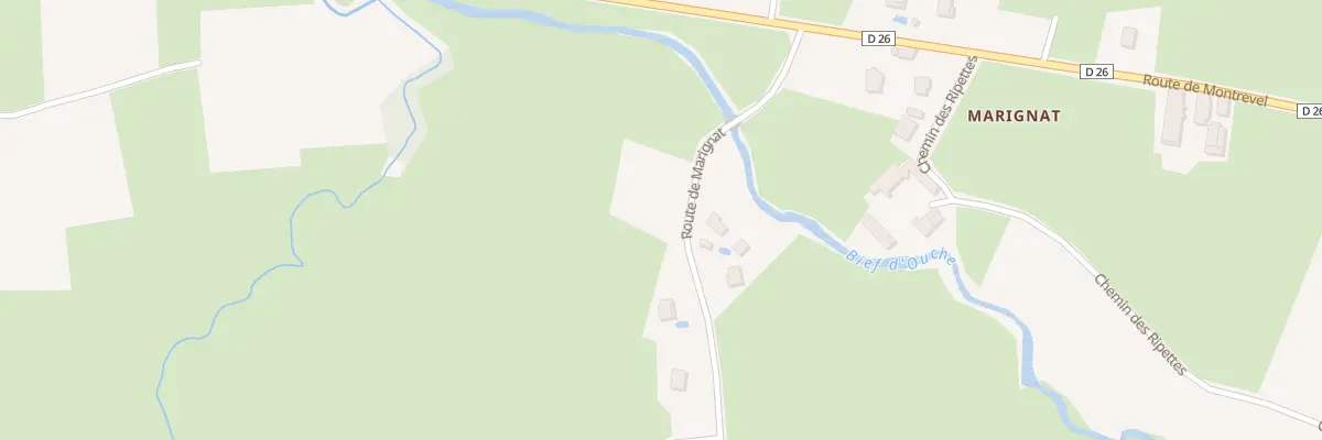 Plan du 164 Rte de Marignat à Gorrevod