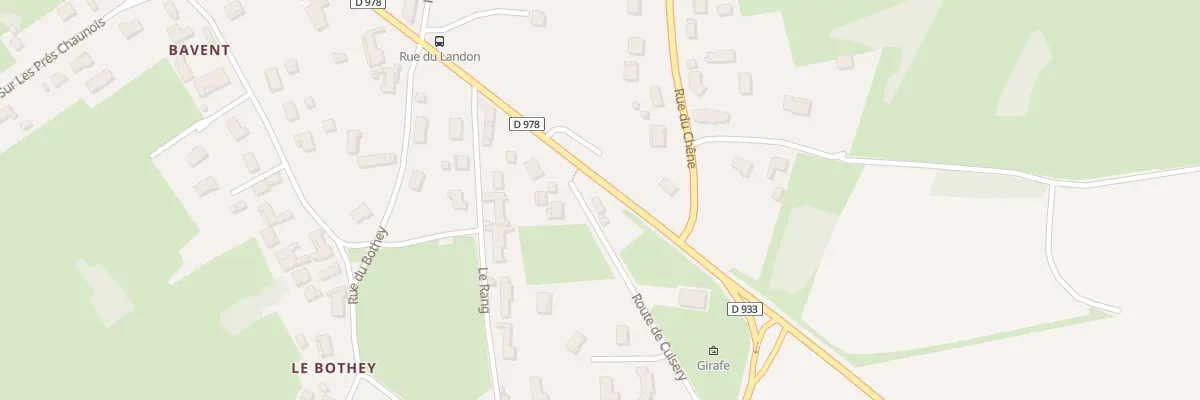 Plan du 90 Rte de Louhans à Ouroux-sur-Saône