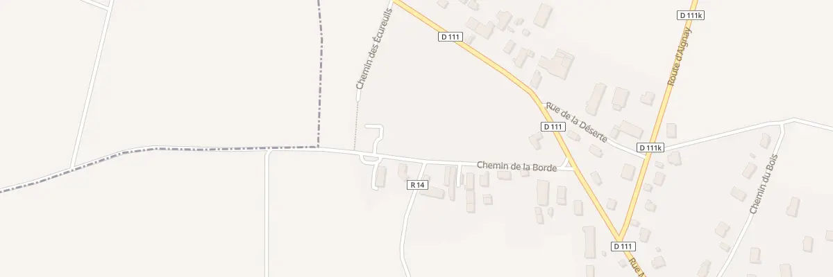 Plan du 12 Che de la Borde à Chevigny-en-Valière