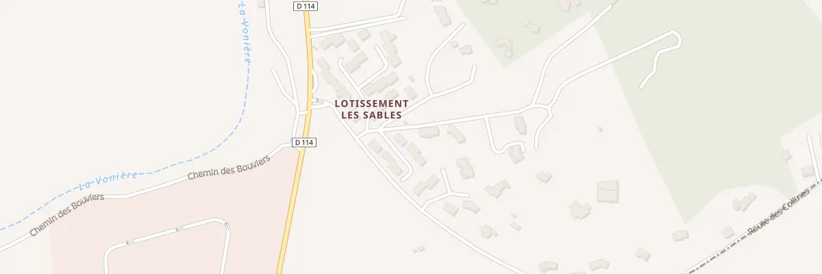 Plan du 6 Lot Les Sables à Clérieux