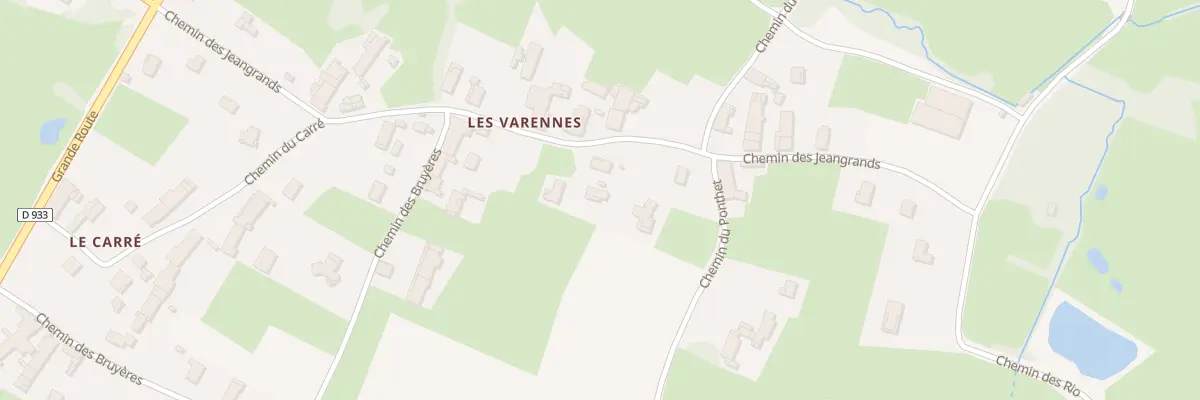 Plan du 378 Che des Jeangrands à Arbigny