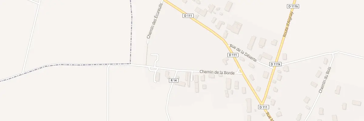 Plan du 10 Che de la Borde à Chevigny-en-Valière