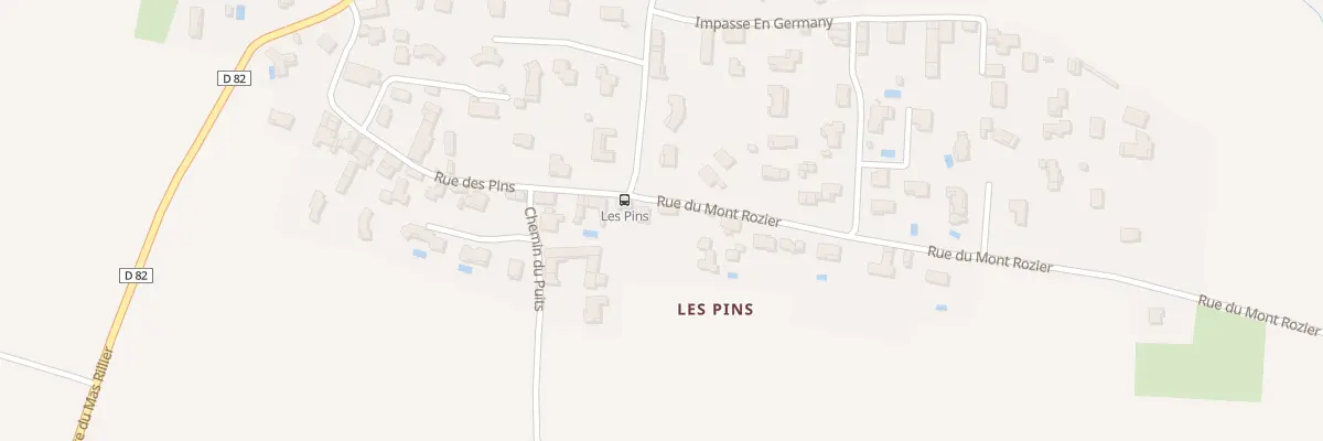 Plan du 16 Rue du Mont Rozier à Tramoyes