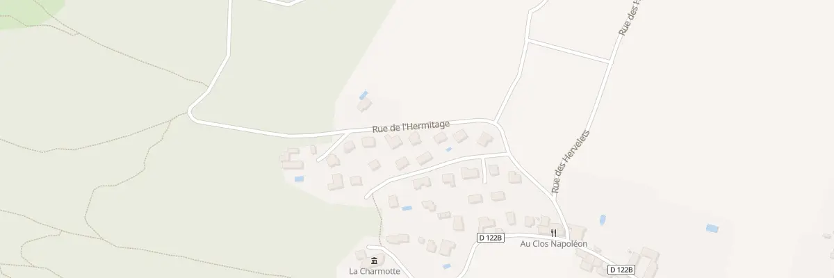Plan du 9 Rue de l’Hermitage à Fixin