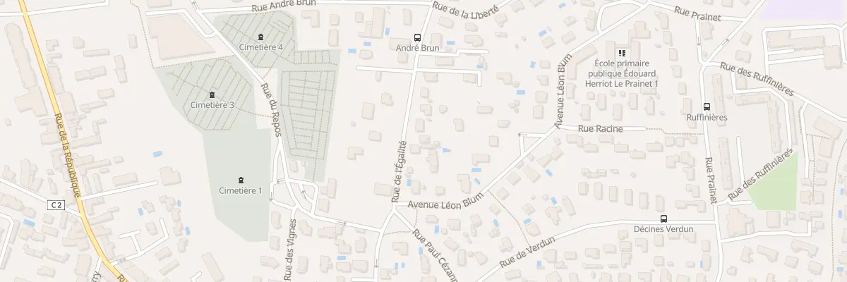 Plan du 77 Rue de l’Egalité à Décines-Charpieu