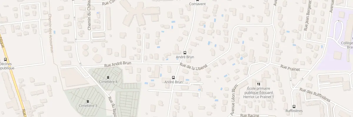 Plan du 50 Rue de l’Egalité à Décines-Charpieu