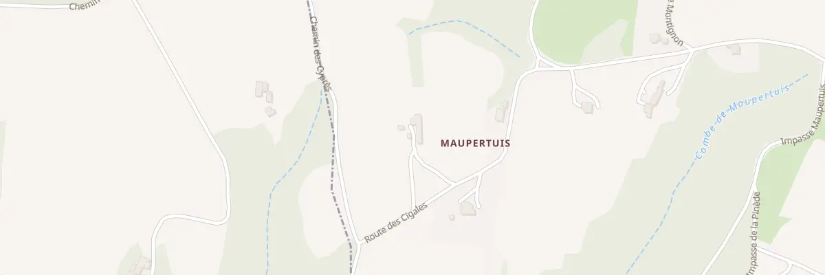 Plan du 610 Rte des Cigales à Saint-Martin-d’Août