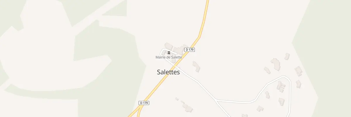 Plan du 5016 Gouteron à Salettes