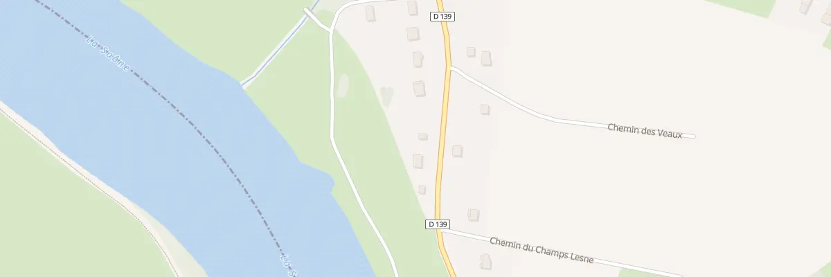 Plan du 10 Rte de Damerey à Verjux