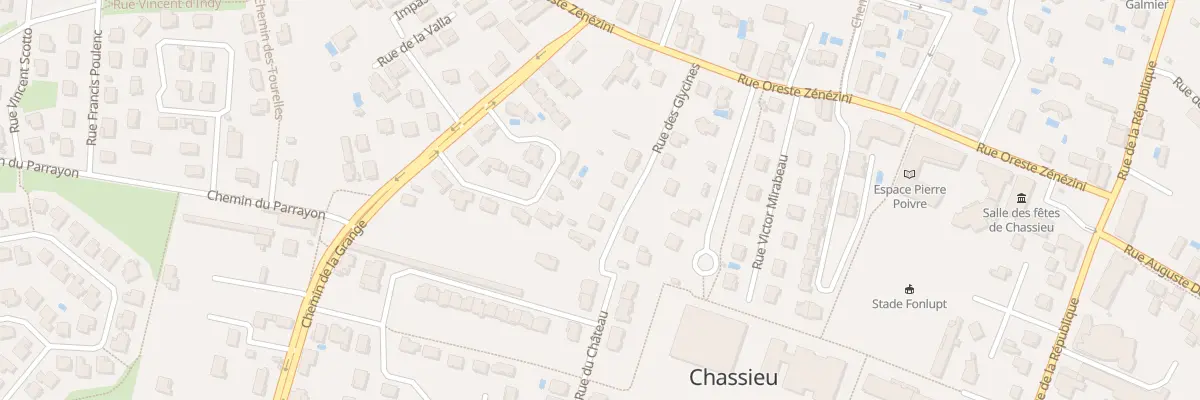 Plan du 5 Rue des Glycines à Chassieu