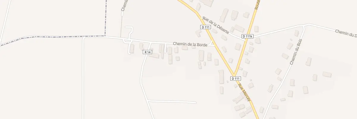 Plan du 7 Che de la Borde à Chevigny-en-Valière