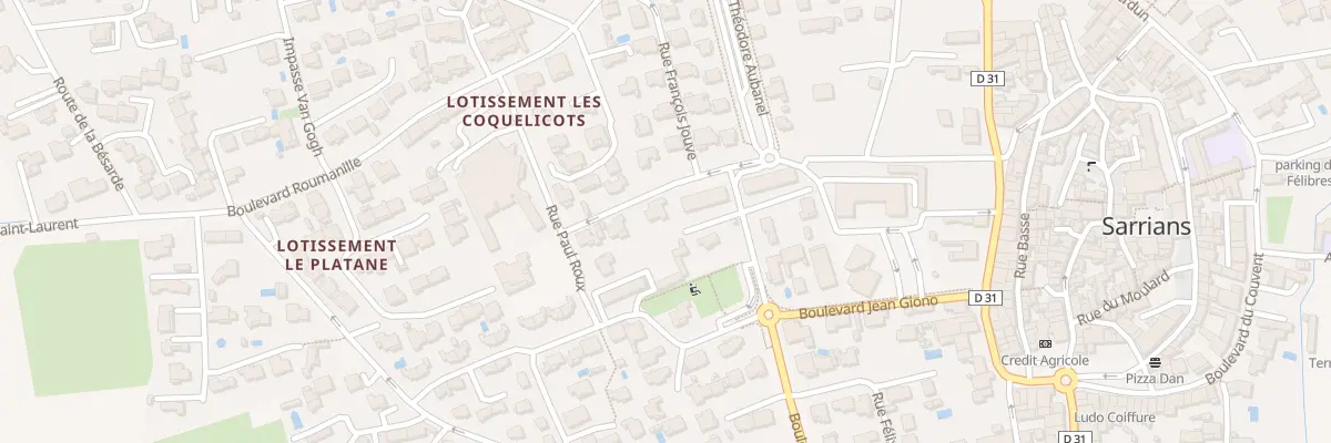 Plan du 6749 Le Pigeonnier à Sarrians