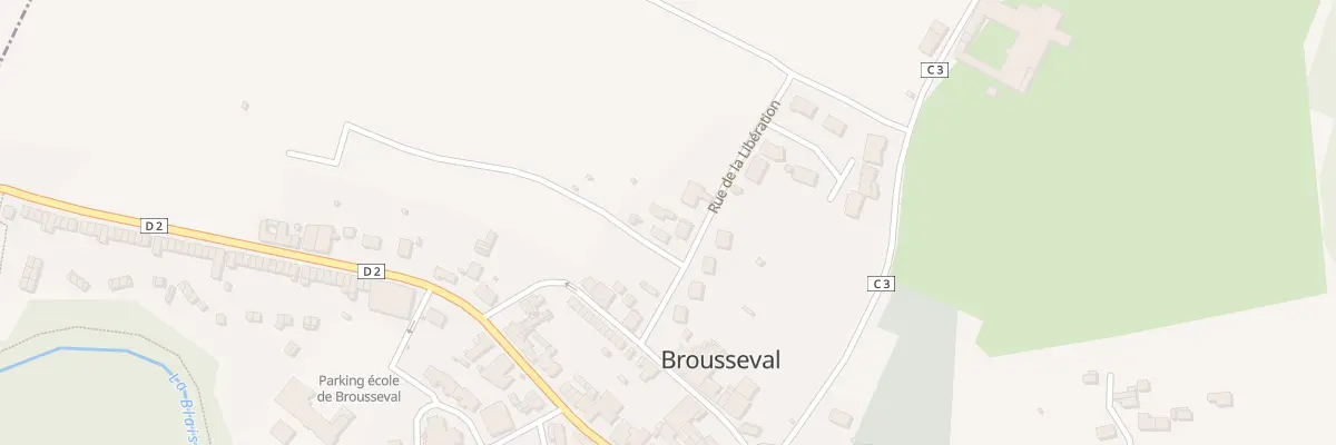 Plan du 9 Rue de la Liberation à Brousseval