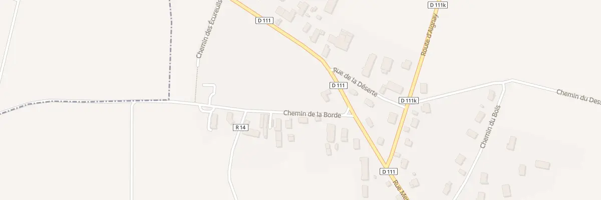 Plan du 4 Che de la Borde à Chevigny-en-Valière