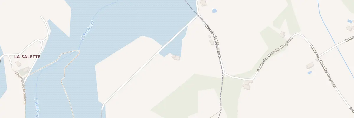 Plan du 5170 Malessard à Bellegarde-Poussieu