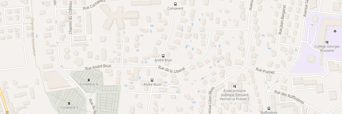 Plan du 59 Rue de l’Egalité à Décines-Charpieu