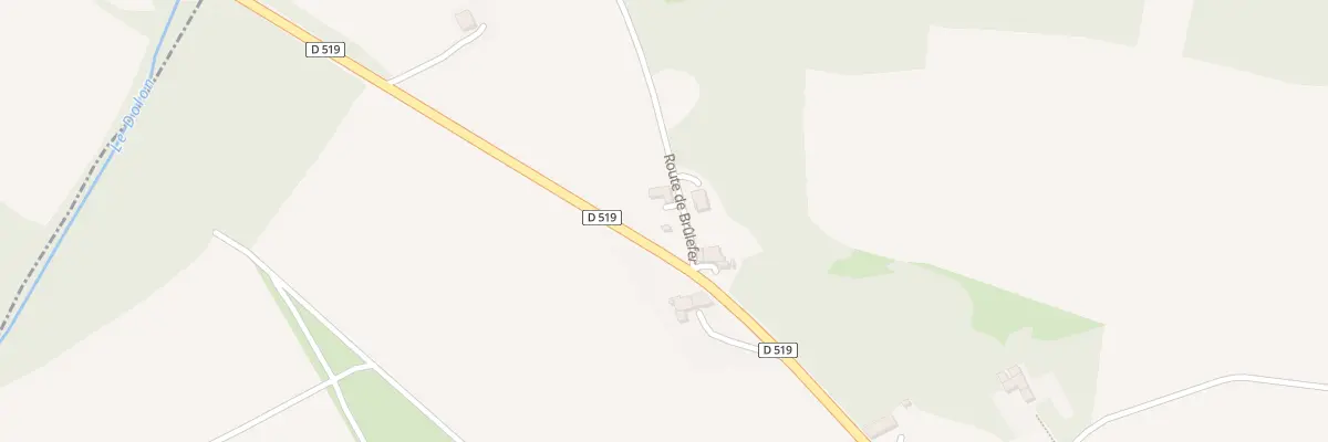Plan du 53 Rte de Brûlefer à Lapeyrouse-Mornay