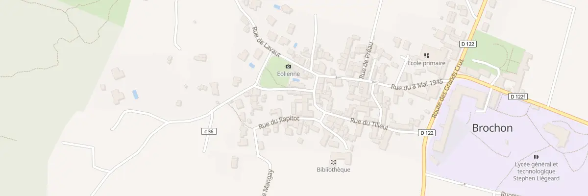Plan du 4 Rue du Meix Belle Marguerite à Brochon