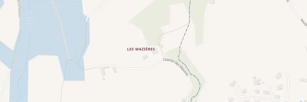 Plan du 370 Che des Masures à Bellegarde-Poussieu