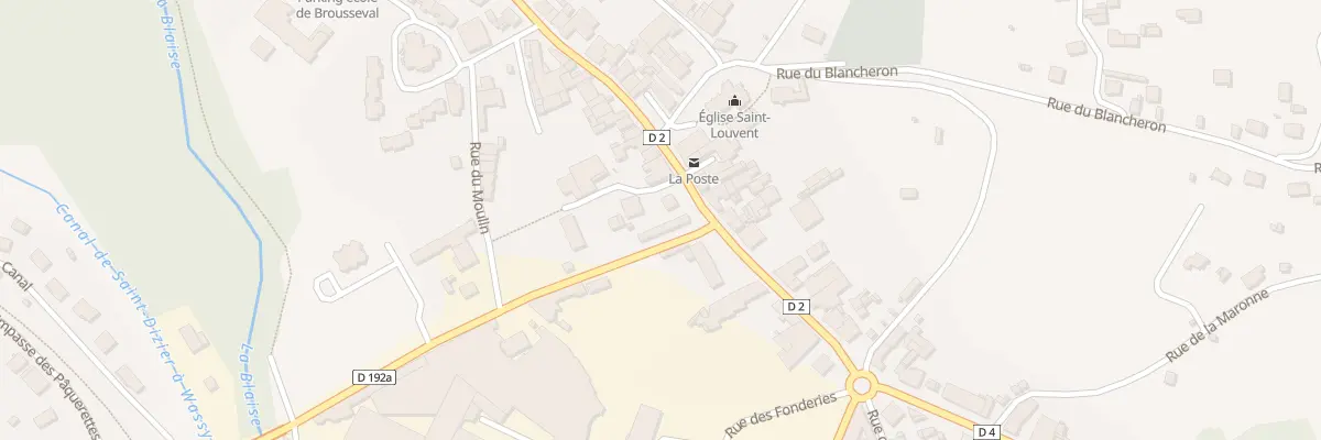 Plan du 6 Rue de Colombey à Brousseval