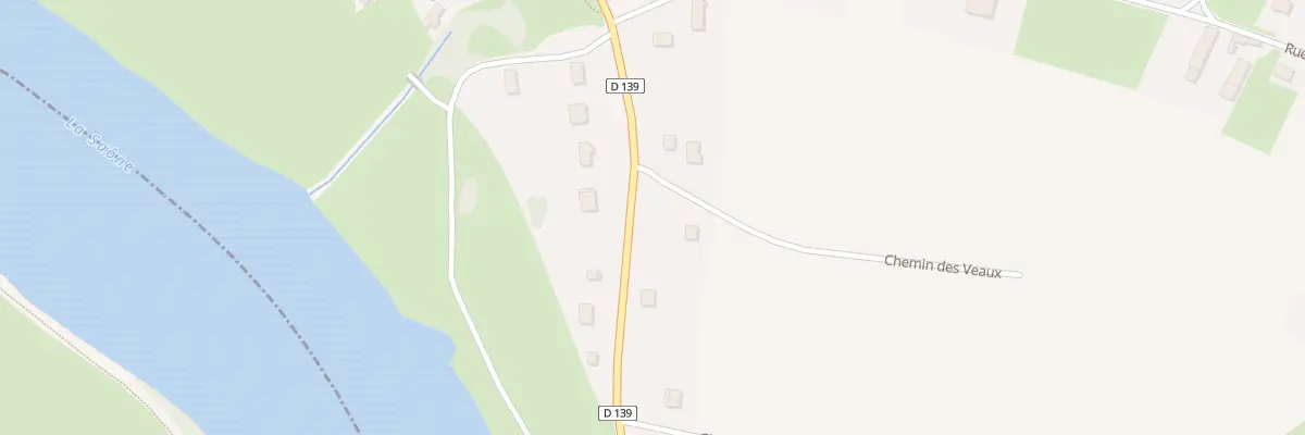 Plan du 11 Rte de Damerey à Verjux