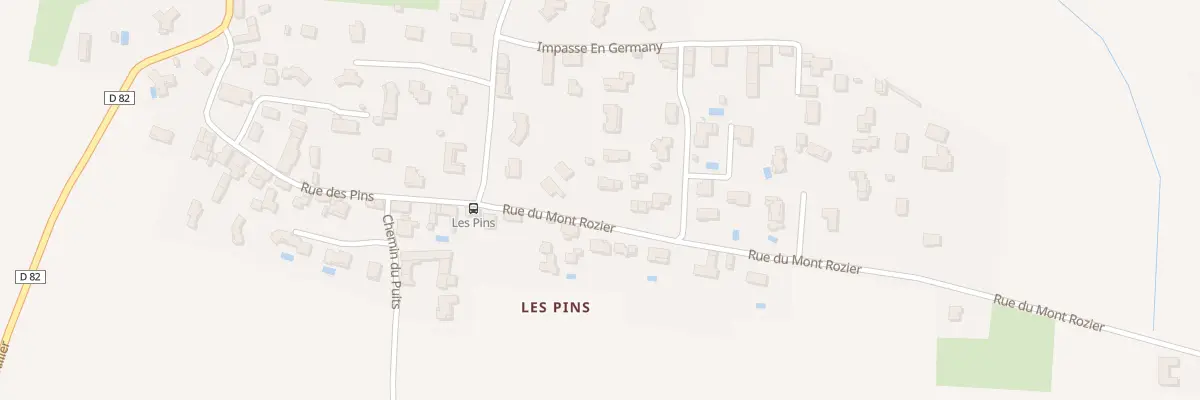 Plan du 81 Rue du Mont Rozier à Tramoyes
