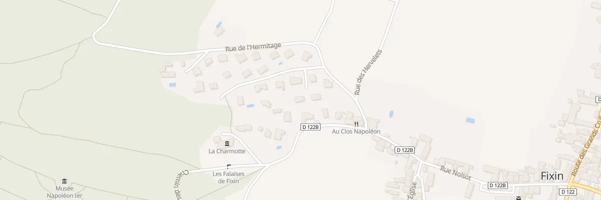 Plan du 1B Rue du Prof Georges Marion à Fixin