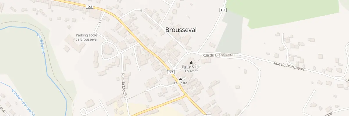 Plan du 4 Pl de la Mairie à Brousseval