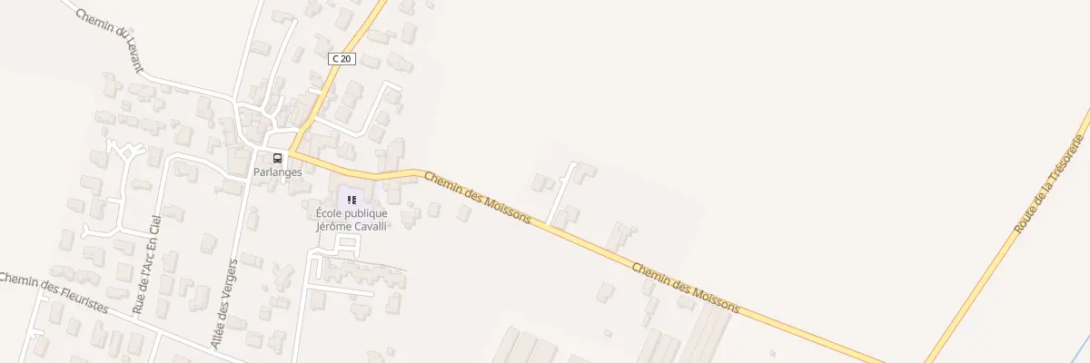 Plan du 16 Che des Moissons à Chabeuil