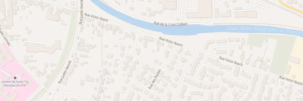 Plan du 36 Rue Victor Basch à Suzannecourt