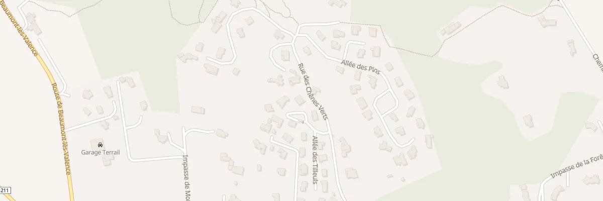 Plan du 2 Pl des Erables à Montmeyran