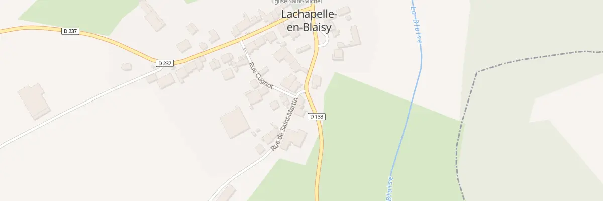 Plan du 1 Rue de Saint-martin à Lachapelle-en-Blaisy