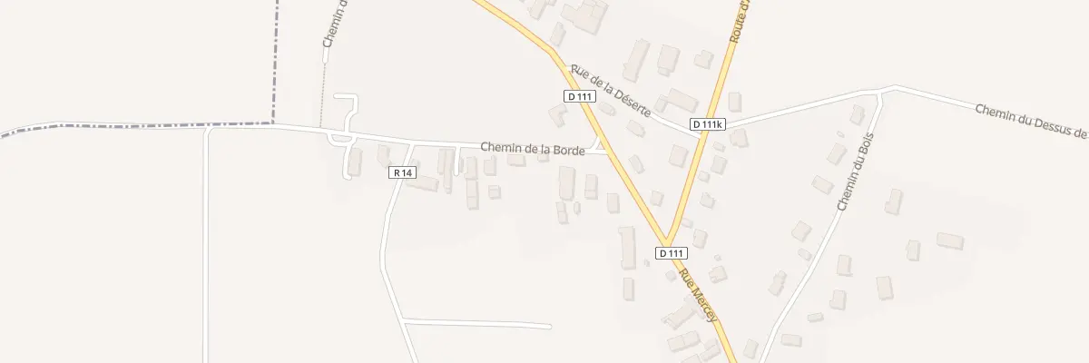 Plan du 3D Che de la Borde à Chevigny-en-Valière