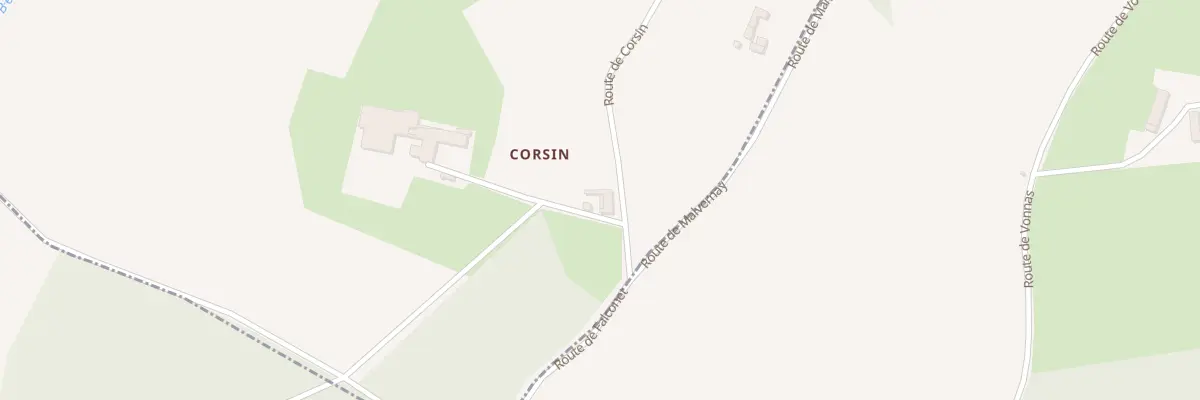 Plan du 1012 Rte de Corsin à Saint-Julien-sur-Veyle