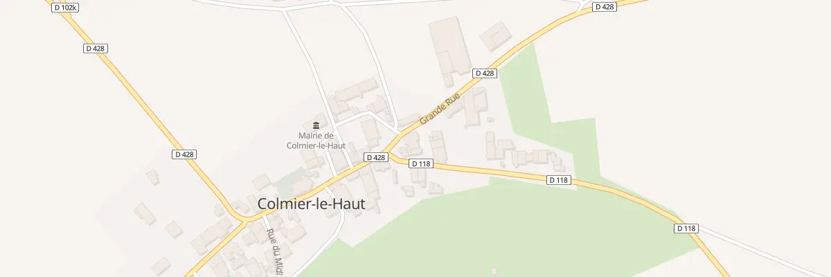 Plan du 5 Rue du Gue à Colmier-le-Haut