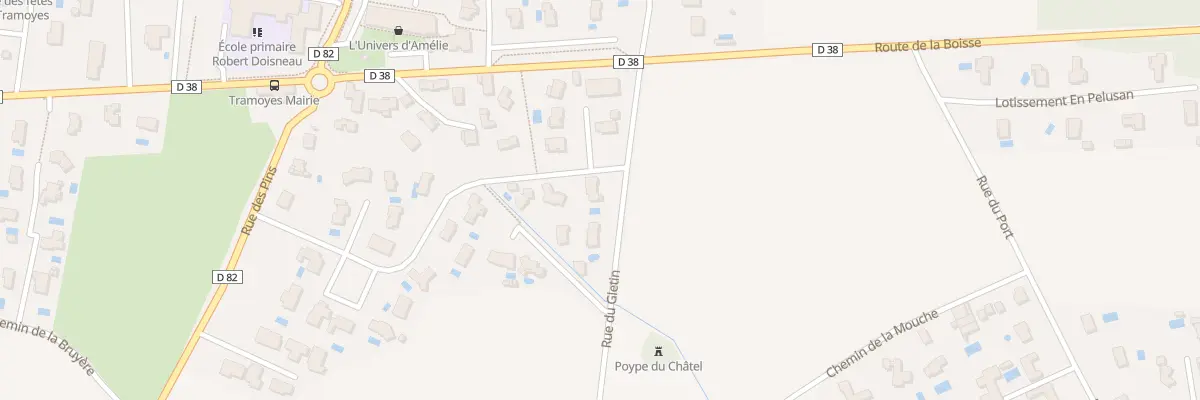 Plan du 76 Rue de Gletin à Tramoyes