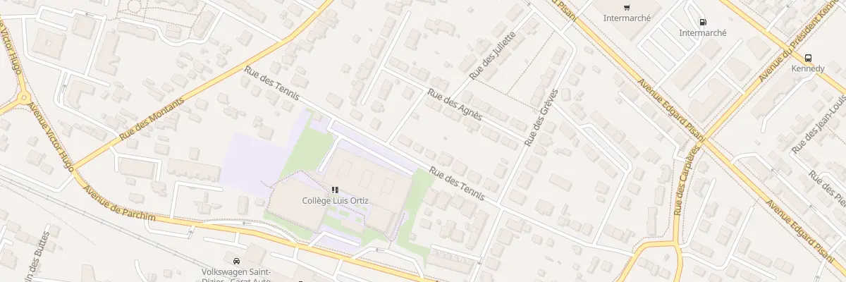 Plan du 11 Rue des Tennis à Saint-Dizier